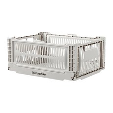 Naturehike 挪客 凌逸PP可堆疊收納籃 17L NH21SNX06 398 x 298 x 175mm, 淺米灰, 1層, 1個