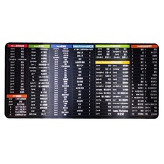 HJP 80*40cm 精密鎖邊 超大遊戲滑鼠墊, 快捷鍵, 1個