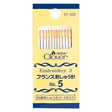Clover 可樂牌 刺繡針, 5號, 1組