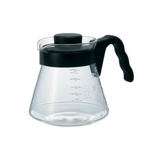 HARIO 好璃奧 V60 好握02咖啡壺, 700ml, 1個, VCS 02B 黑色