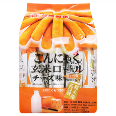 北田 蒟蒻糙米捲 芝士口味, 160g, 1袋