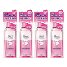 Biore 蜜妮 台灣公司貨 高效活性眼唇卸妝液, 130ml, 4瓶