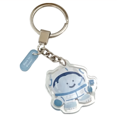 Square Studio 方坊 金屬壓克力掛飾 太空人造型 吊飾, 4cm, 太空人喜寶, 1個