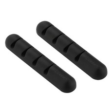 UGREEN 綠聯 整線器 收納扣 理線器 2個, 黑色, 1組