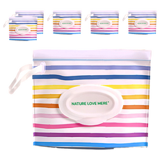 NATURE LOVE MERE DIY濕紙巾抽取袋 彩虹款 6個