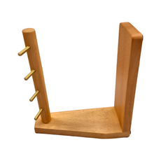 木製良品 ㄈ型鑰匙掛勾收納盒 左側 櫸木, 1個