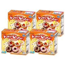 Kracie 葵緹亞 知育菓子 創意DIY 甜甜圈小達人 Set, 安心有保障, 操作簡單, 好吃又好玩, 單件, 4盒