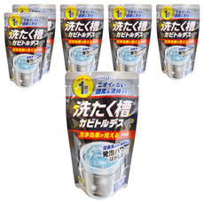 UYEKi 植木 洗衣槽專用去污潔淨液 180g (1回份), 適用各種洗衣機, 可立即穿透黑垢污漬, 6包