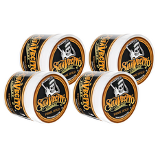 Suavecito 水洗式髮油 加強款 - 定型力強, 線條感強烈, 中長髮推薦, 113g, 4罐