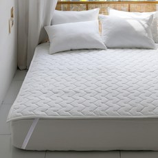 Basum 防過敏固定帶床墊 白色 SS