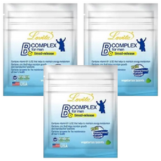 Lovita 愛維他 長效緩釋型男性B群 含鋅 維持男性健康, 7顆, 3包