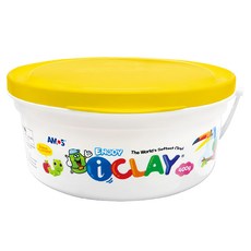 AMOS 阿摩司 大容量超輕黏土, 400g, 1個, 黃色