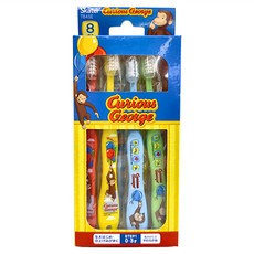 Skater 兒童牙刷 猴子 0~3歲 8支, 小猴子, 1盒