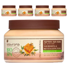 Sea of Spa 橄欖蜂蜜護髮保養霜-滋潤型, 500ml, 5罐