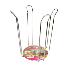 YI SHUIN 亞晨 304不鏽鋼 皇家小碗整理架 13x13x20cm 台灣製造, 銀色, 1組, 1層