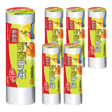 e.Life 捲筒式透明保鮮袋, L(30 x 40cm), 200入, 6捲