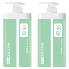 澡享 沐浴乳 甘橙花梨木, 95%以上源自天然, 潔淨配方, 無皂鹼 沖洗容易, 清爽不黏膩, 1kg, 2瓶