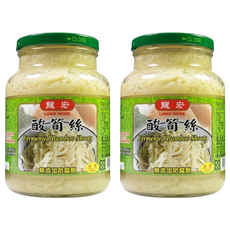 龍宏 酸筍絲, 全素, 無添加防腐劑, 560g, 2罐