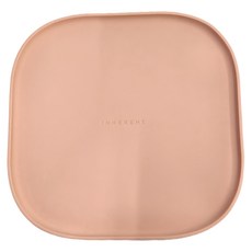 INHERENT 寵物方型餐墊，尺寸直徑23cm，高1cm, 果凍粉, 1個
