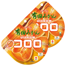 UHA 味覺糖 Cororo 酷露露 Q糖 有田蜜柑味, 2包, 40g