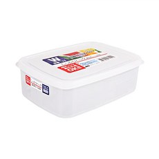 NAKAYA 塑膠保鮮盒抗菌保鮮盒 19.3 x 13.9 x 6.4cm 透明色 1300ml, 2個, 1組