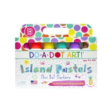 DO-A-DOT ART 點點畫筆 Set 6入 迷你海島色, 適用年齡: 3歲以上, 1盒