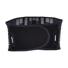 ZEAMO日本透氣三重加壓支撐八字護腰帶 黑色 L(100 x 22cm) 護腰神器, 1個