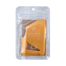 MUNIEQ Tetra Drip 01P 簡約攜帶型濾泡咖啡架 小, 黃色, 1個