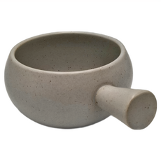 JUST HOME日式粗陶調味碟 6寸, 無光旦青, 1個