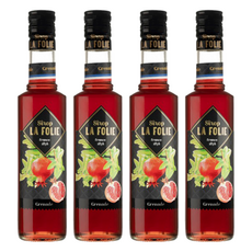 LA FOLIE 紅石榴果露 Pomegranate, 伴隨著花香與柚子香氣息, 獨特的紅石榴風味, 350ml, 4瓶