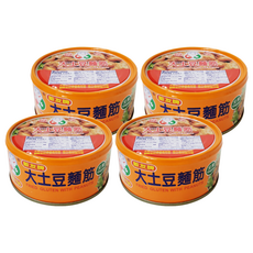 飯友 大土豆麵筋, 搭配花生 全素, 150g, 4罐