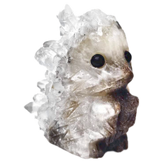 上手家居 白水晶簇 家居裝飾 擺件 刺蝟, 刺蝟 白色