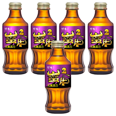 保力達 蠻牛2 提神飲料 紫瓶，加量牛磺酸，水果口味，補充能量, 200ml, 5瓶