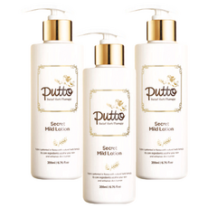 putto Secret 溫和乳液, 200ml, 3瓶