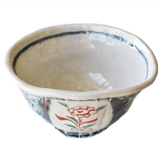 佐和陶瓷國際有限公司 安南赤繪4井 日本製 13 x 12.2 x 7.3cm 340ml, 1個, 白色