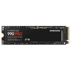 SAMSUNG 三星 990 PRO PCIe 4.0 NVMe M.2 固態硬碟 含散熱片, MZ-V9P2T0CW, 2TB