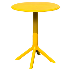 HABITY 戶外露臺圓桌 600 x 600 x 750mm, 黃色