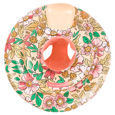 SWIM ESSENTIALS 嬰幼兒充氣坐式泳圈, 花卉圖案, 蜜蜜花園, 1個