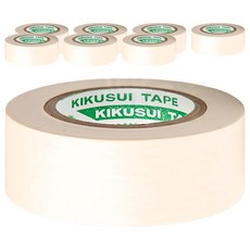 日本橘水 和紙膠帶 15mm x 18m 白色, 8個