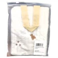 沐慕家居 棉布掛式刺繡濕紙巾套, 20 x 15cm, 刺繡小熊