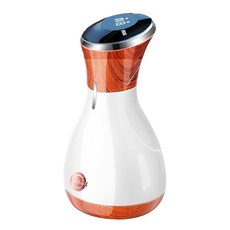 Smart Bearing 智慧魔力 頂級款艾絨砭石無線9段控制熱敷刮痧拔罐機, 紅光理療，天然砭石，9檔吸力，刮痧走罐，9檔發熱，艾灸拔罐, 木紋紅色