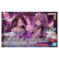 BANDAI 偶像大師 30MS 閃耀色彩 髮型臉部配件 三峰結華 幽谷霧子 模型套裝, 1盒