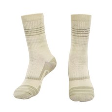 ATUNAS 歐都納 中筒厚底羊毛襪 A1ASGZ04N L 卡其色 1雙 保暖 登山襪