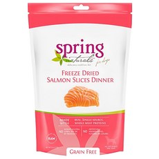Spring 曙光 全齡犬 無穀凍乾生食餐 鮭魚肉餅, 453g, 1包
