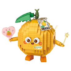 LoZ 微型迷你積木 LOZ8819 350片, 心想事橙, 1盒