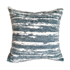 THiRTEEN 拾參家居 藍調時光立體提花抱枕套 潑墨款, 45 x 45cm