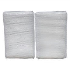 Amance 雅曼斯 3D透氣可調高度立體水洗枕 650g, 白面灰邊, 2個