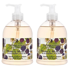 Florinda 輕奢液體皂 500ml, 黑莓&麝香怡人香氣, 手臉身體適用, 2瓶