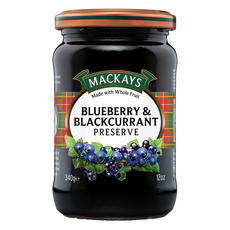 MACKAYS 梅凱 藍莓黑醋栗果醬, 340g, 1罐