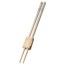 希諾奇 台灣檜木筷 可重複使用具耐熱性, 1雙, 木色, 附筷架的筷子